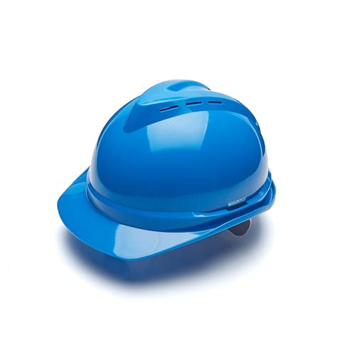 梅思安（MSA）10146669 V-Gard500豪华ABS蓝色安全帽