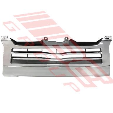 GRILLE - CHROME - NARROW - TO SUIT - TOYOTA HIACE 2014- F/LIFT LATE
