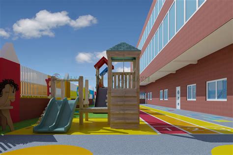 幼儿园室内设计效果图案例_华德专注幼儿园装修设计|空间|家装设计|hd1998华德设计 - 原创作品 - 站酷 (ZCOOL)