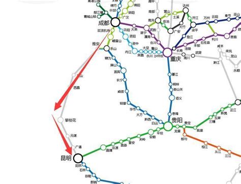昆明三条高铁最新路线图出炉，附昆明高铁站运行时刻表，看看昆明到这些地方要多久