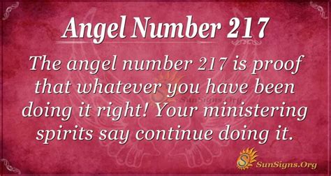 Angel Number 217 Meaning: Develop Your Passion - SunSigns.Org