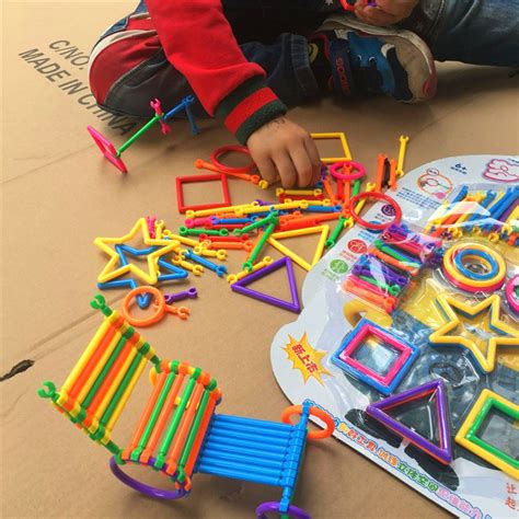 儿童益智聪明棒积木男童女童塑料拼插建构早教玩具创意魔术棒-阿里巴巴