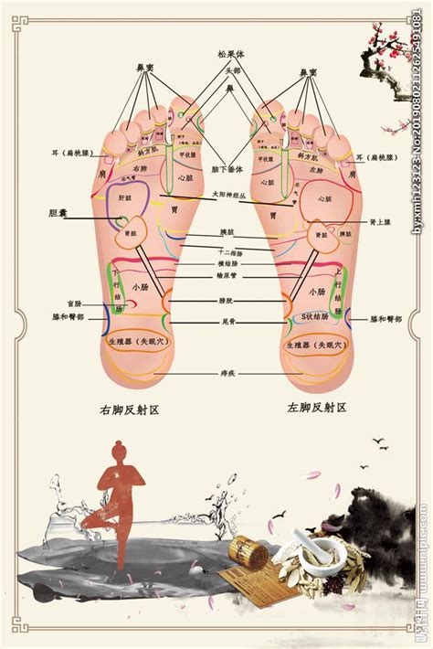 足疗足底穴位图海报设计图__海报设计_广告设计_设计图库_昵图网nipic.com
