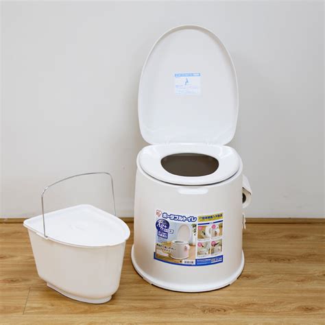 日本爱丽思老人孕妇病人可移动马桶成人坐便器便携式厕所室内防臭_虎窝淘