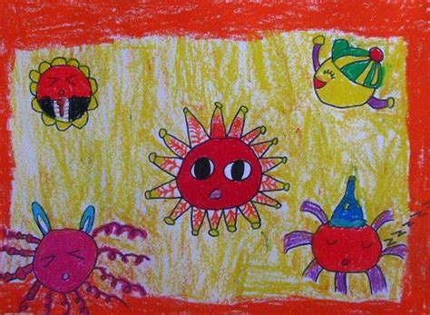 幼儿创意绘画｜不一样的蜡笔画，简单又好画，我们一起动手吧！