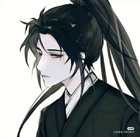 古风头像男头发动漫女生