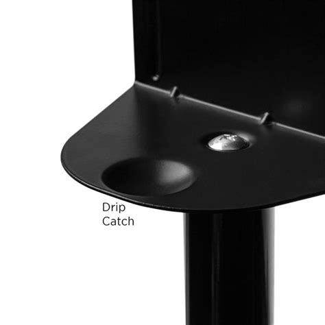 62" inch Tall Steel Hand Sanitizer Dispenser Floor Stand | Plum Grove