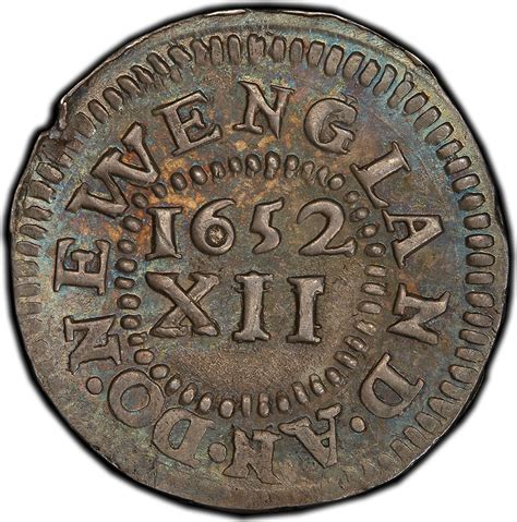 Images of Massachusetts Silver Coins 1652 Shilling Pine Tree, Small ...