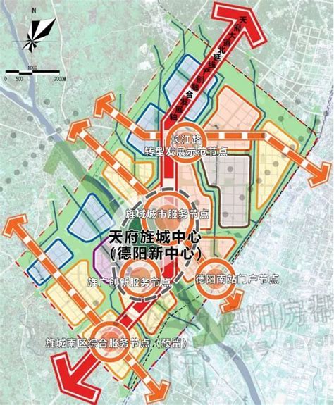 根据德阳规划发一个德阳市区发展示意图 - 城市论坛 - 天府社区