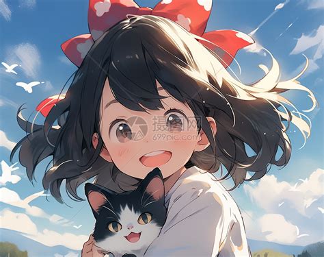猫咪女孩图片
