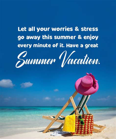 Summer Vacation Wishes, Messages and Quotes | WishesMsg