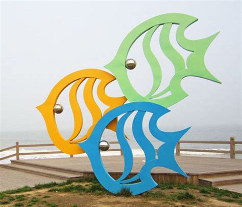 广场抽象不锈钢镂空鱼雕塑创意设计：够创意！|空间|景观设计|高档异形金属制品 - 原创作品 - 站酷 (ZCOOL)