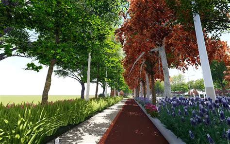 新区大道示范段景观设计|文科园林 ARCHINA 项目
