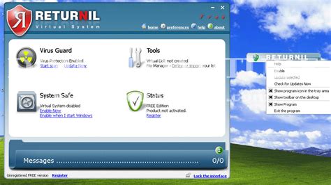 Returnil Virtual System latest version - Get best Windows software