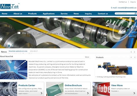 iBlueTrade蓝色机械外贸企业英文网站模板 - Phpcms模板 - CMSYOU企业网站定制开发专家