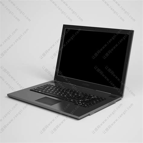 笔记本电脑3D模型3dmax素材免费下载_红动中国