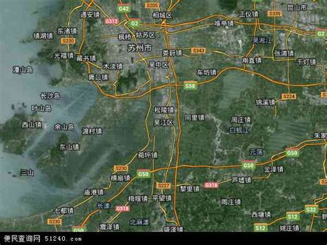 吴江区地图 - 吴江区卫星地图 - 吴江区高清航拍地图