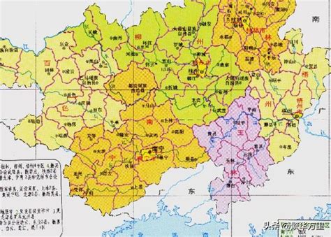PPT模板-素材下载-图创网广西省地图地区介绍-PPT模板-图创网
