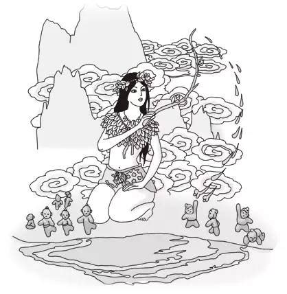 画炎帝简笔画图片