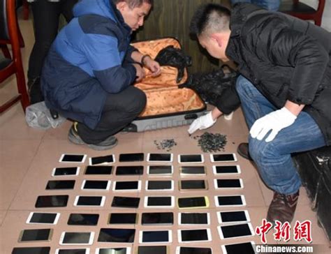 四川乐山警方打掉一扒窃团伙收缴被盗手机上百部_海口网