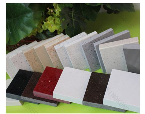 人造石厂家直销 7mohs高密度易清洁纯色系列石英石板材-阿里巴巴