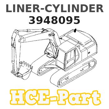 3948095 Hyundai HCE LINER-CYLINDER