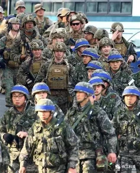 “关键决心”美韩联合军演中双方士兵_图片_互动百科