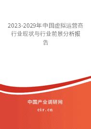 2023年虚拟运营商发展前景 - 2023-2029年中国虚拟运营商行业现状与行业前景分析报告 - 产业调研网