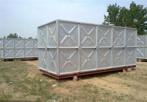 镀锌钢板水箱安装完成-化工机械设备网