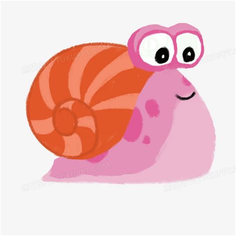 卡通蜗牛矢量素材 - NicePSD 优质设计素材下载站