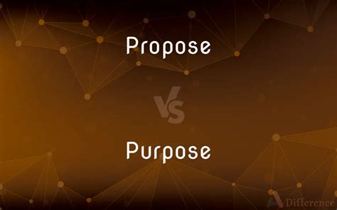 Propose vs. Purpose — What’s the Difference?