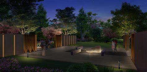 好的灯光设计能为庭院景观增色不少，私家庭院灯光景观设计案例欣赏 - 成都青望园林景观设计公司