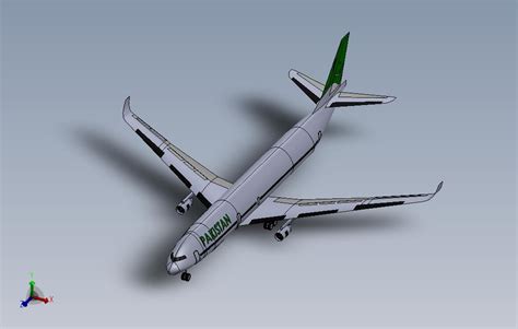 空客A330-200在巴基斯坦装备的SOLIDWORKS上__模型图纸免费下载 – 懒石网