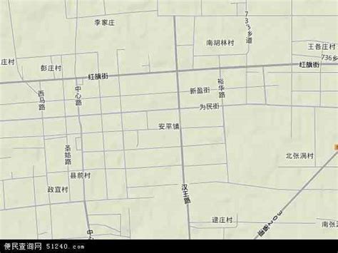 安平镇地图 - 安平镇卫星地图 - 安平镇高清航拍地图