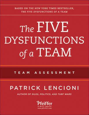 The Five Dysfunctions of a Team 9781118127308 - Patrick Lencioni ...