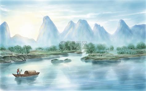 山水水墨画图片