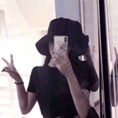 非主流头像女帽子