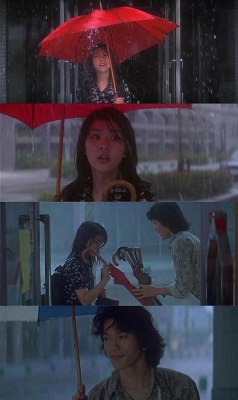 动漫美图：下雨天里的撑伞少女，二次元唯美图片欣赏