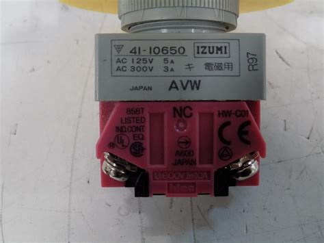 Pushbutton Idec Izumi 41-10650 - Axxa - Motors & Motor Control