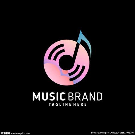 音乐logo设计 音乐标志设计|平面|标志|元素视界文化传媒 - 原创作品 - 站酷 (ZCOOL)
