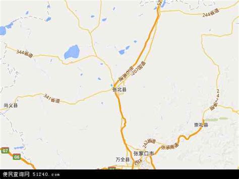 张北县地图 - 张北县卫星地图 - 张北县高清航拍地图 - 便民查询网地图