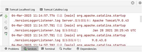 淇℃伅 [main] org.apache.catalina.startup.VersionLoggerListener.log Server.鏈嶅姟鍣ㄧ増鏈 : Apache Tomcat ...