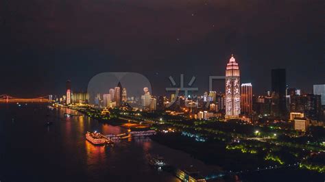 武汉江滩夜景高清图片下载-正版图片500182570-摄图网