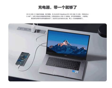 HUAWEI(华为)MateBook B3-520 BDZ-WFH9A 笔记本电脑(i5-1135G7 16GB 512GB 集显 15.6英寸 )
