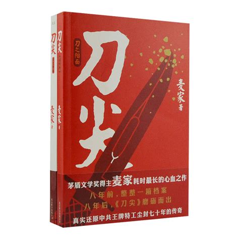 《麦家文集--刀尖(2册)》 - 淘书团