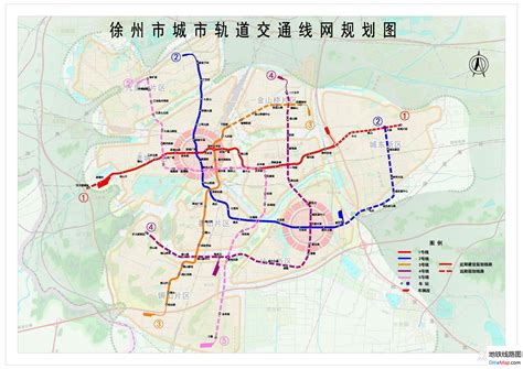 徐州地铁 - 地铁线路图