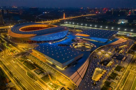郑州奥体中心体育场下月主体施工 体育场可坐6万人_手机新浪网