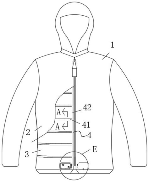 一种保暖、锁绒羽绒服的内胆结构的制作方法