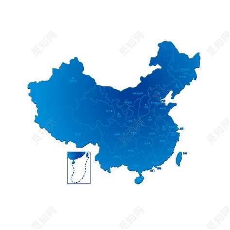 中国地图素材图片