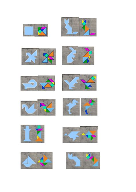 七巧板可以拼成什么样的图形（拼七巧板的图案大全）-蓝鲸创业社